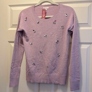 Light pink cardigan sweater